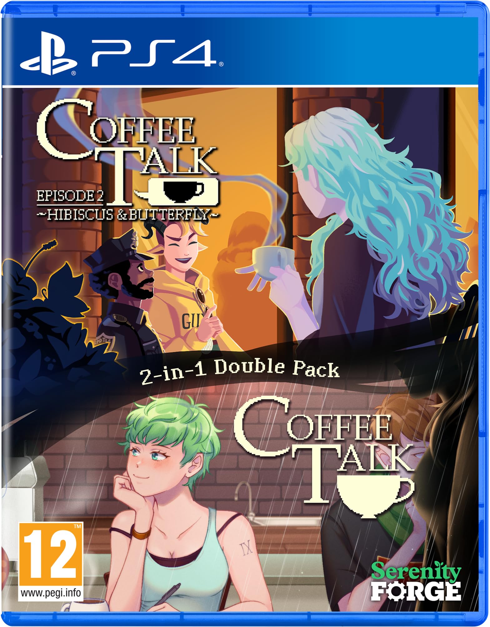 Coffee Talk 1+2, édition double pour PlayStation 4 Coffee Talk 1+2, édition double pour PlayStation 4